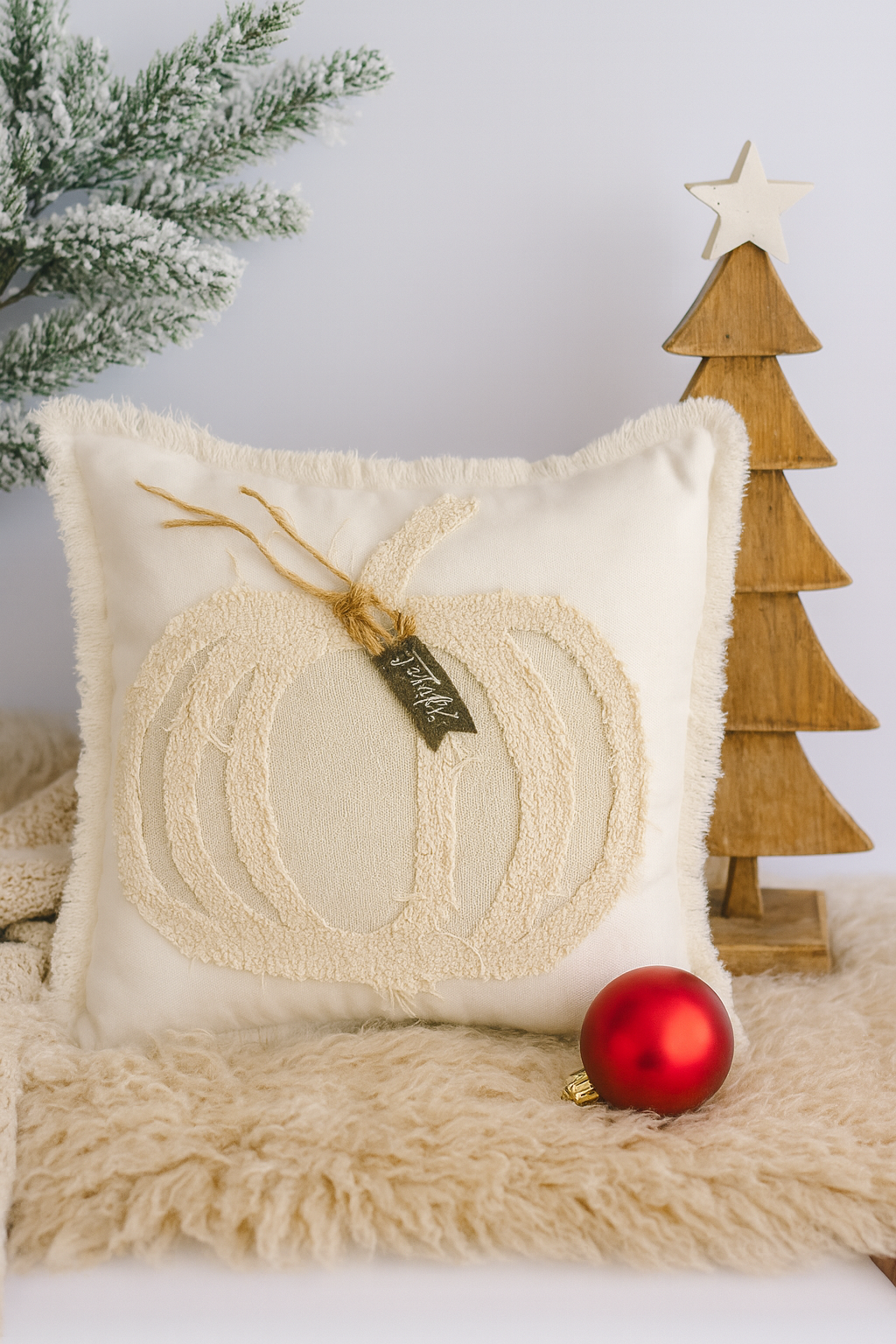 Festive Decor pumpkin Cushion cover (16x16)