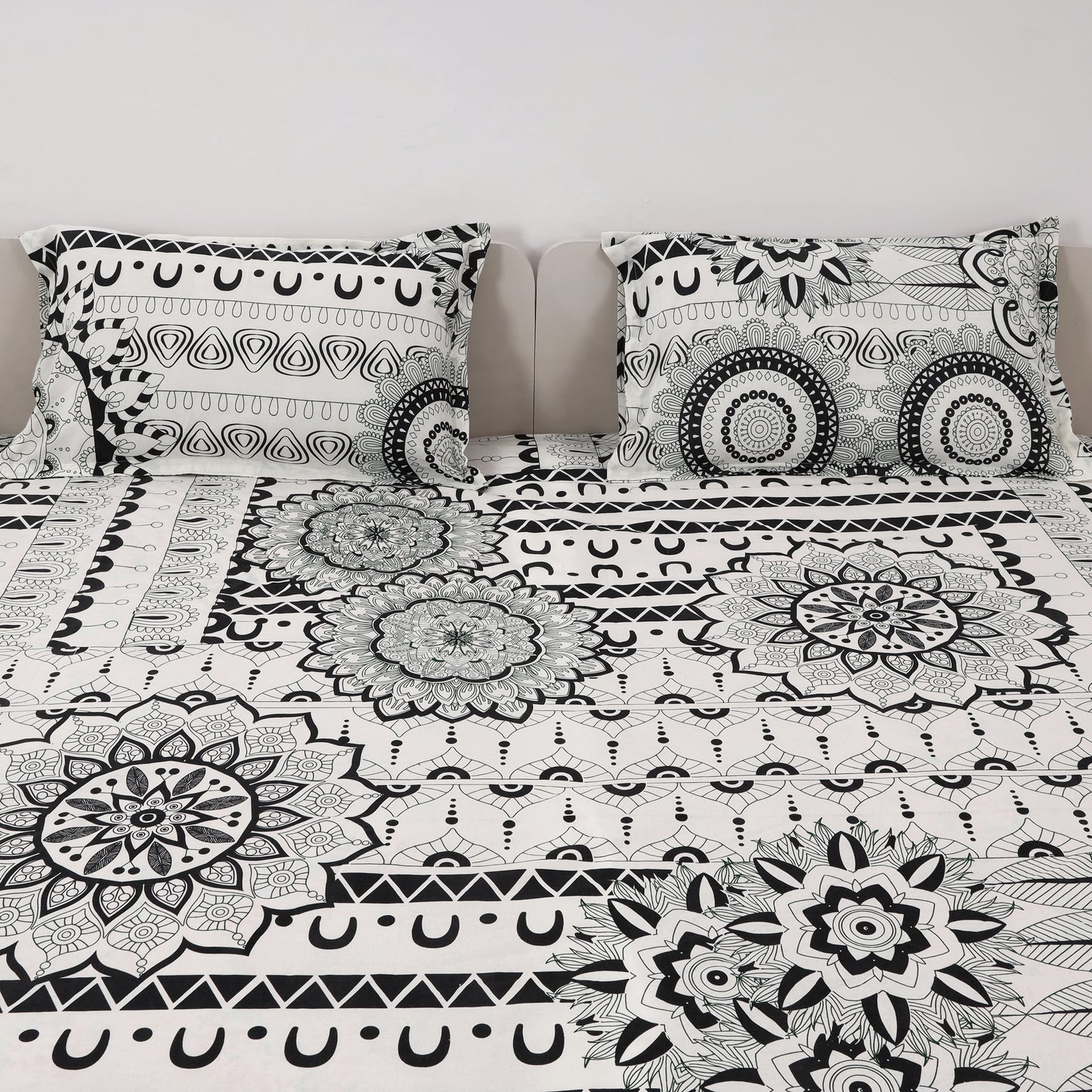 Mandala Mirage 100x100 inches Cotton Bedsheet