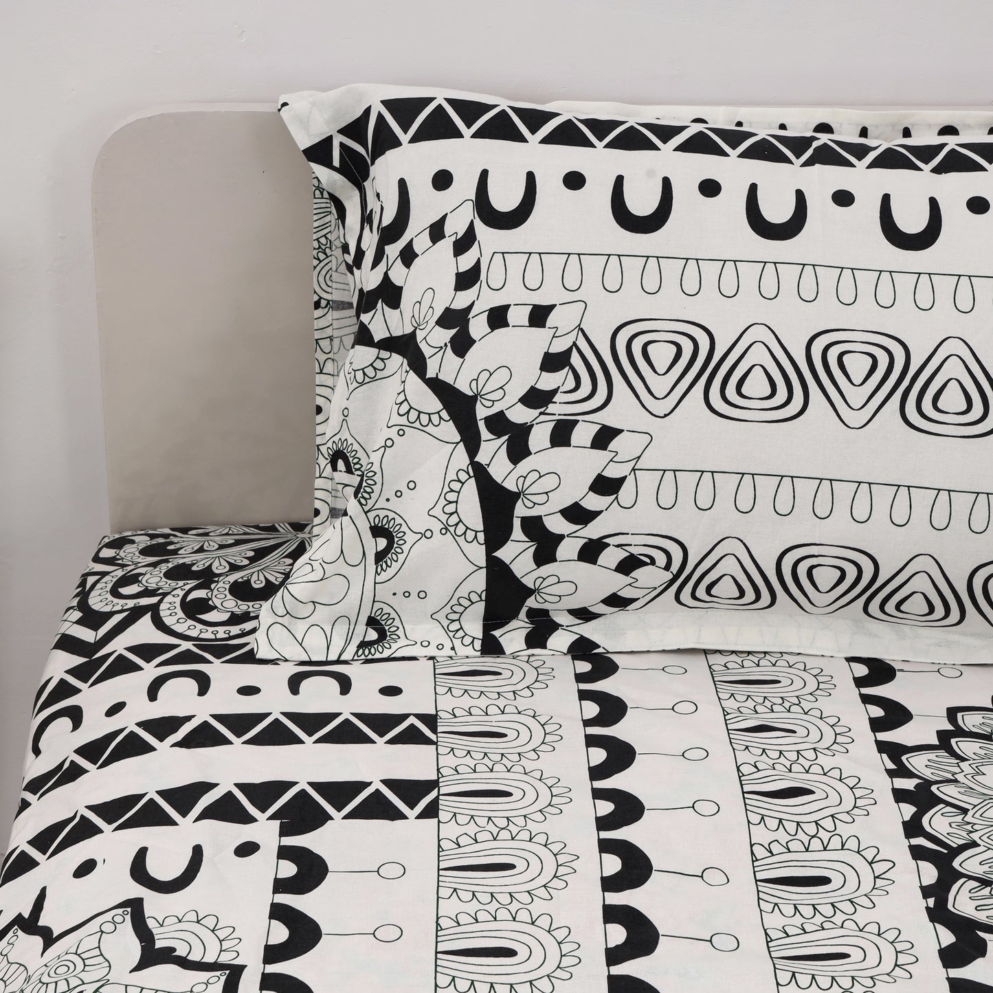 Mandala Mirage 100x100 inches Cotton Bedsheet