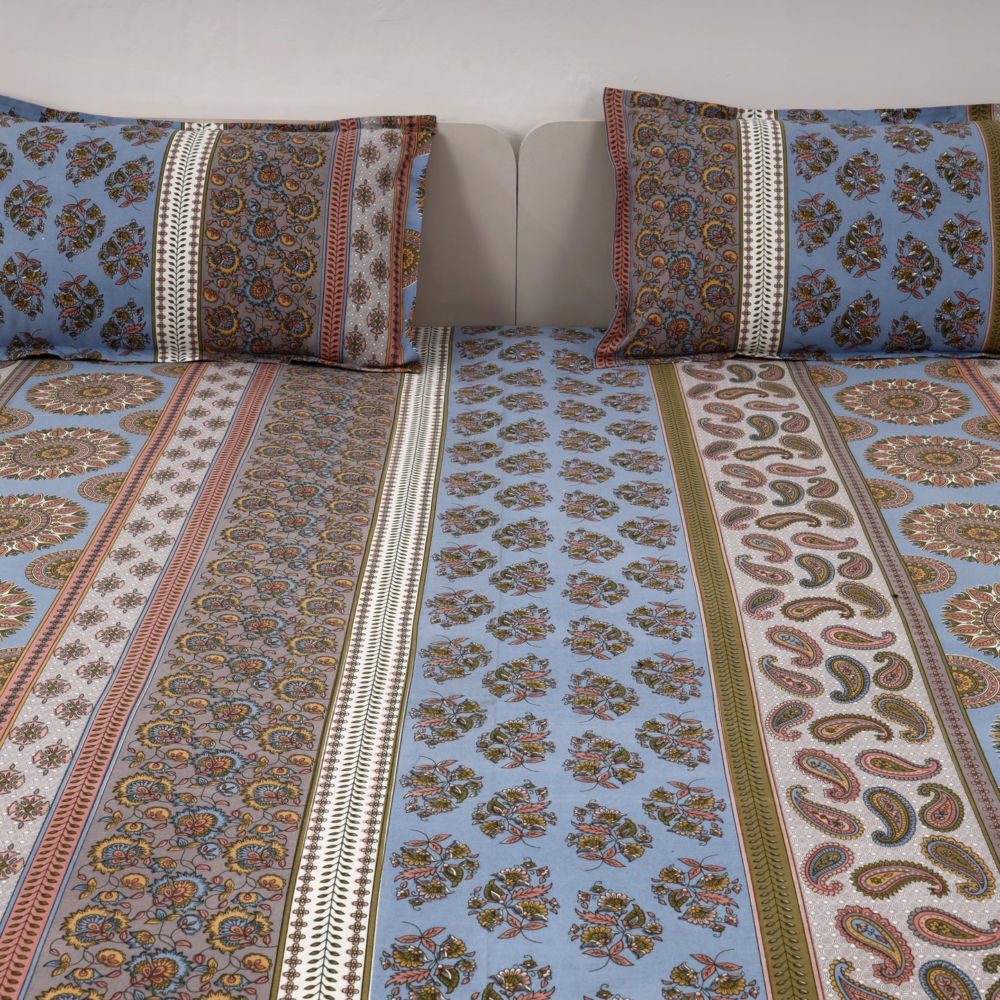 Royal Rustica 100x100 inches Cotton Bedsheet