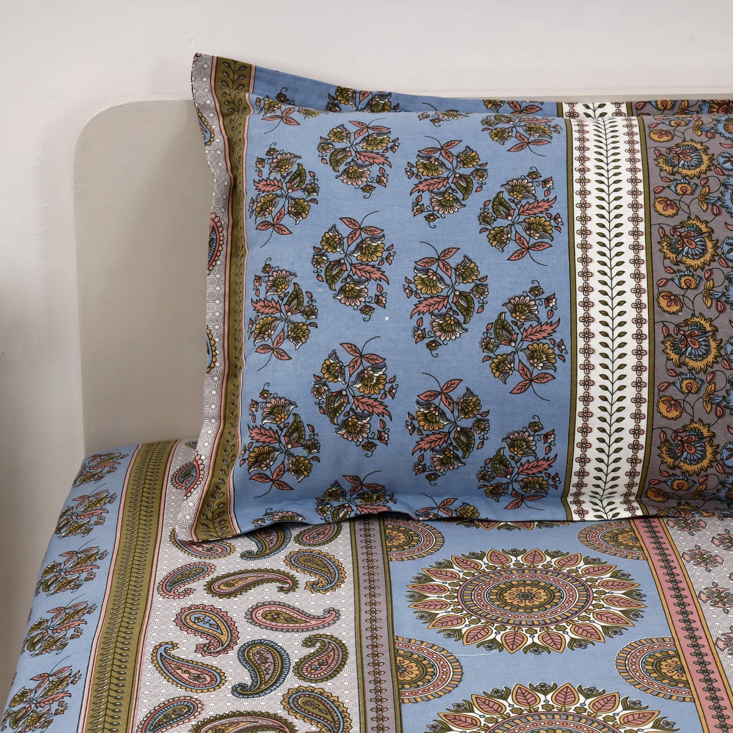 Royal Rustica 100x100 inches Cotton Bedsheet