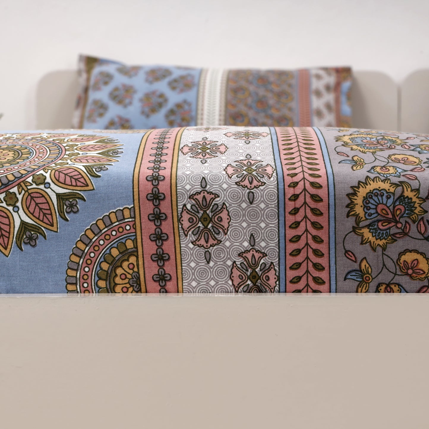 Royal Rustica 100x100 inches Cotton Bedsheet