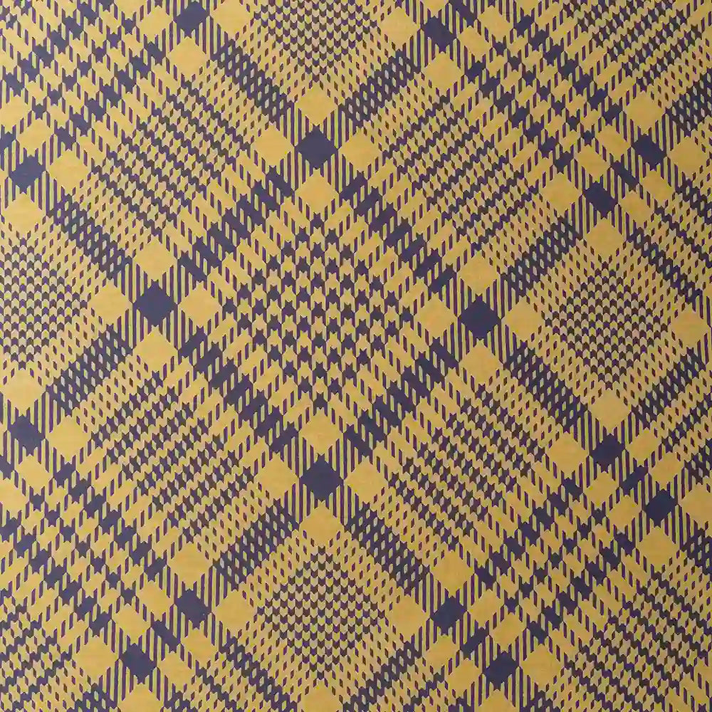 Tartan check 108x108 inches Cotton Bedsheet
