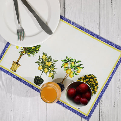 Citrus Delight Cotton Placemat (set of 4)