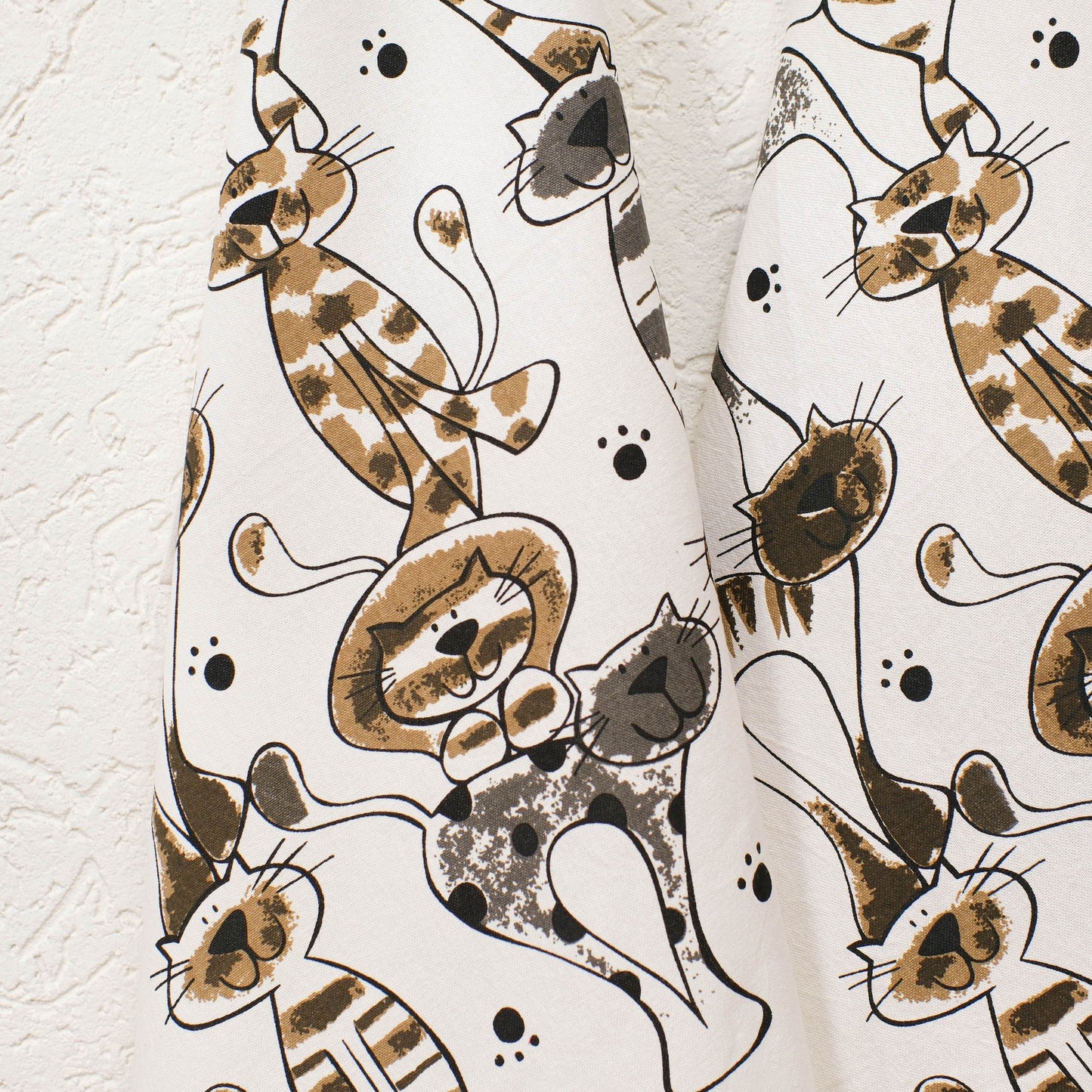 Purrfectly Playful kitchen towels with loop (set of 2)