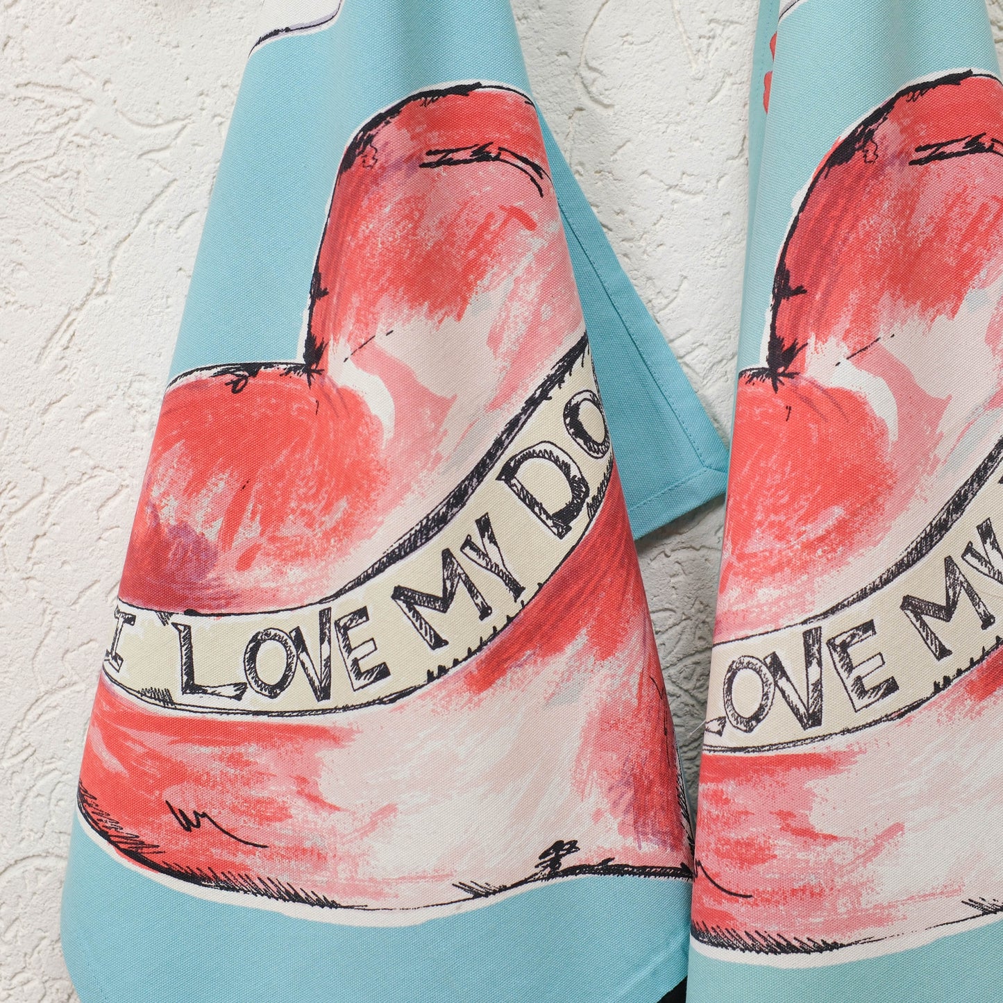 Dog Lover's Delight kitchen Towel with loop (set of 2)