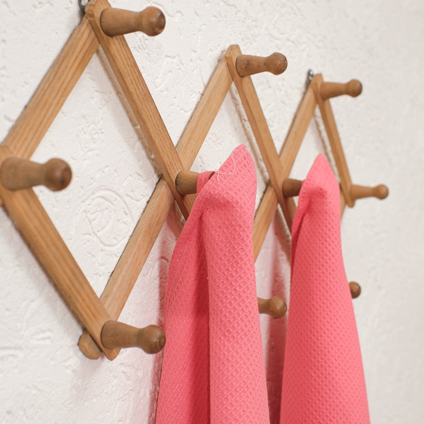 Coral Crush Kitchen Towel with loop (set of 2)
