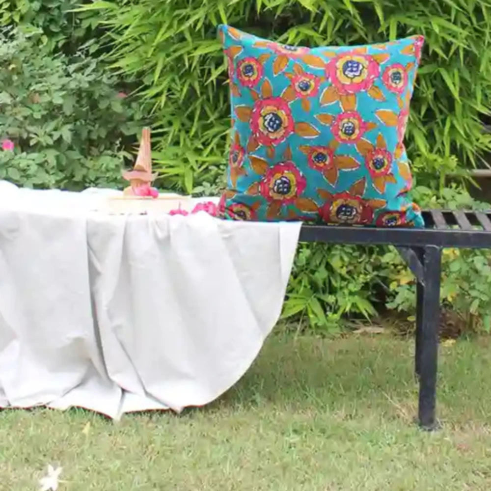 Dream blossom Velvet cushion cover (set of 2)