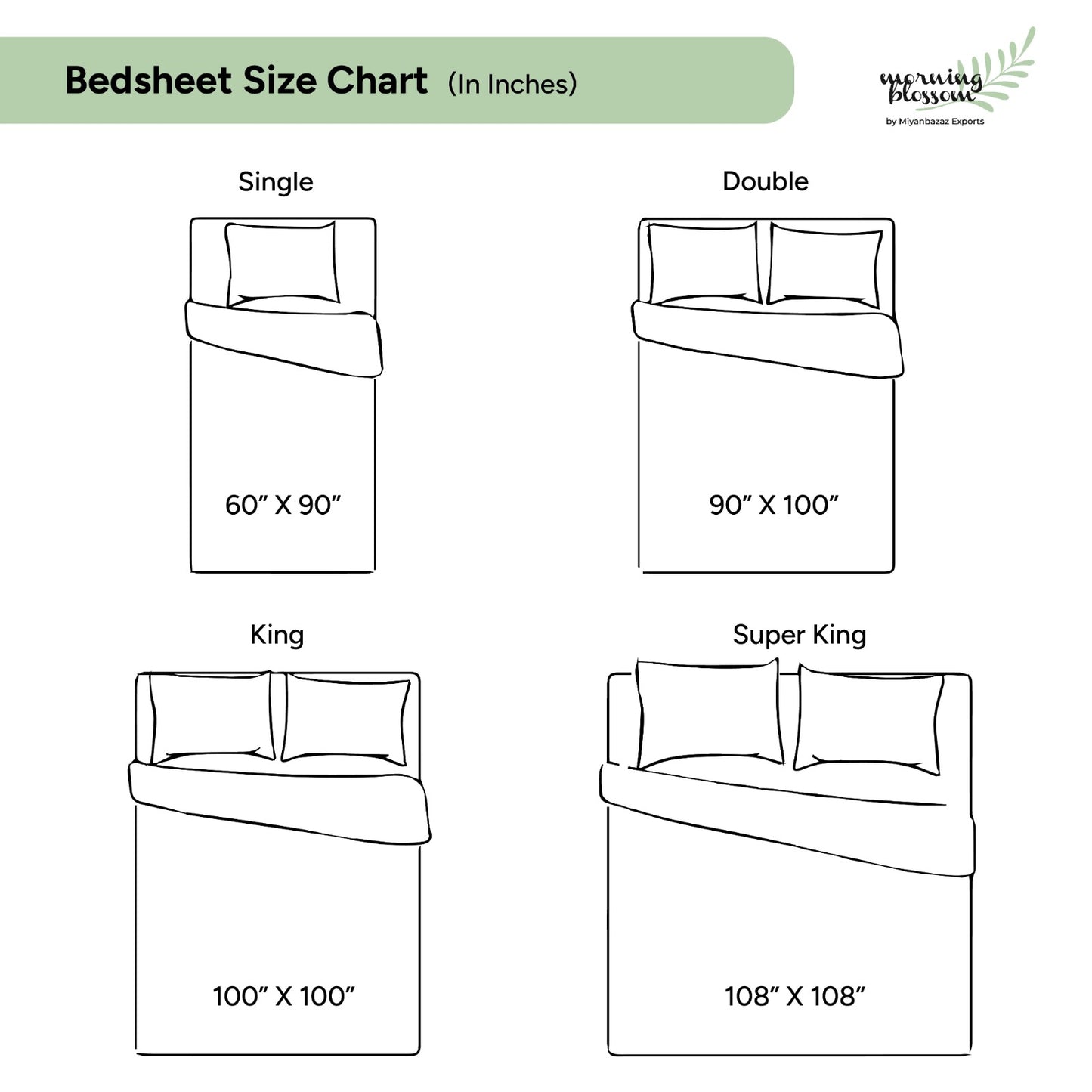 Bird and floral cotton super king bedsheet with pillow covers