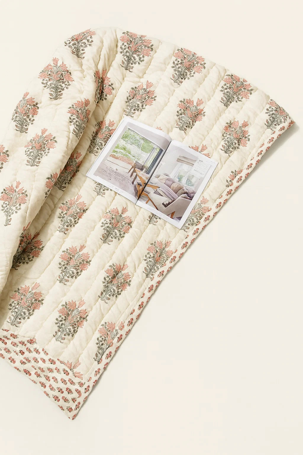 peach butti quilt
