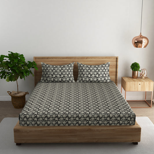 Classic Floral 100x100 inches Cotton Bedsheet