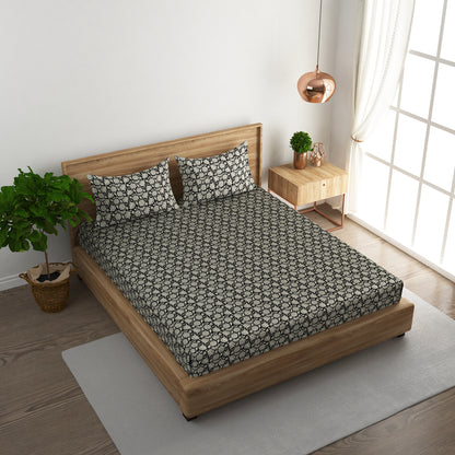 Classic Floral 100x100 inches Cotton Bedsheet
