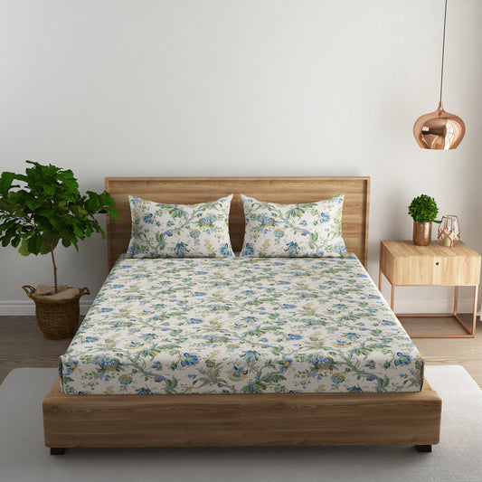 Royal Botanica 100x100 inches Cotton Bedsheet