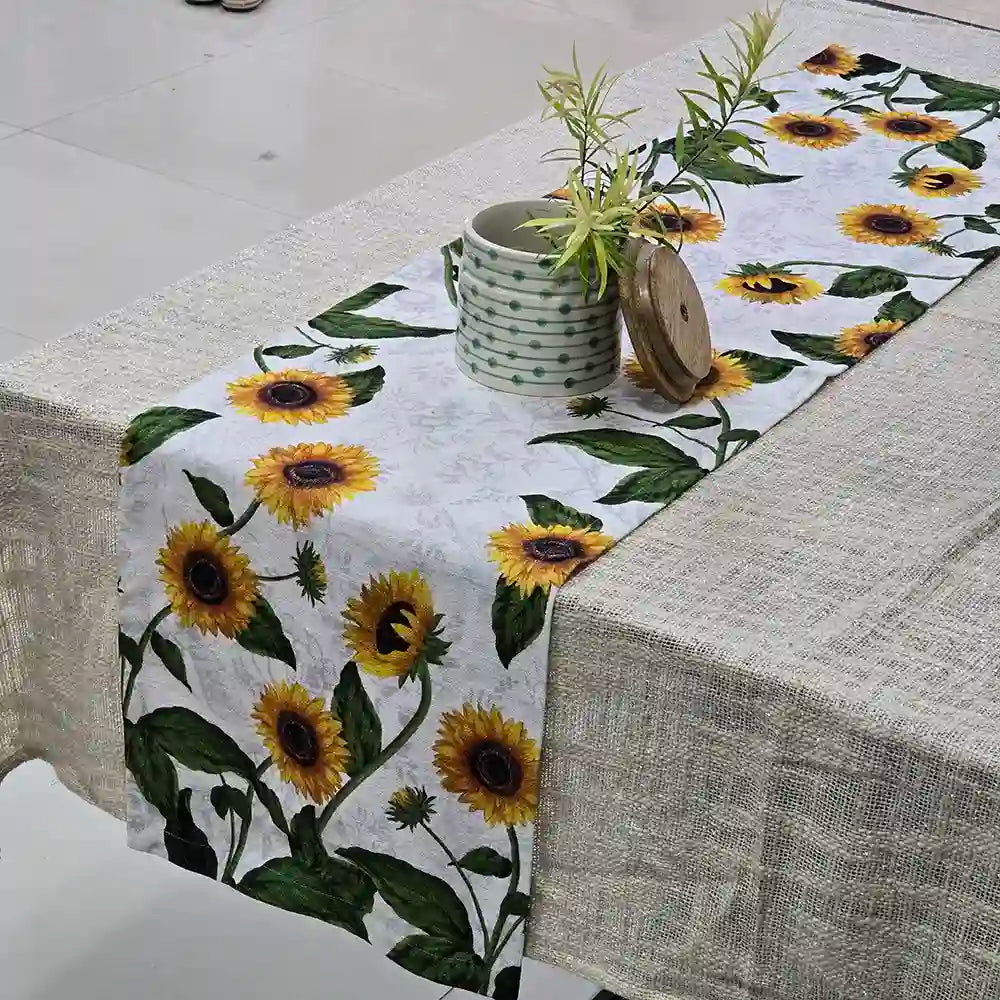 Sunflower Cotton Table Runner (small)