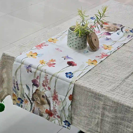 Springtime Meadow Cotton Table Runner (small)