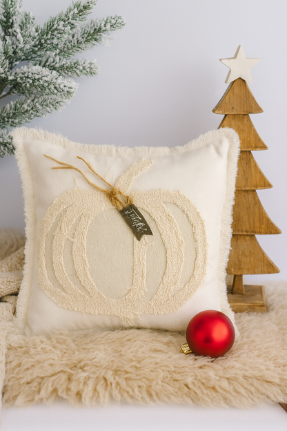 Festive Decor pumpkin Cushion cover (16x16)