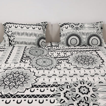 Mandala Mirage  100x100 inches Cotton Bedsheet