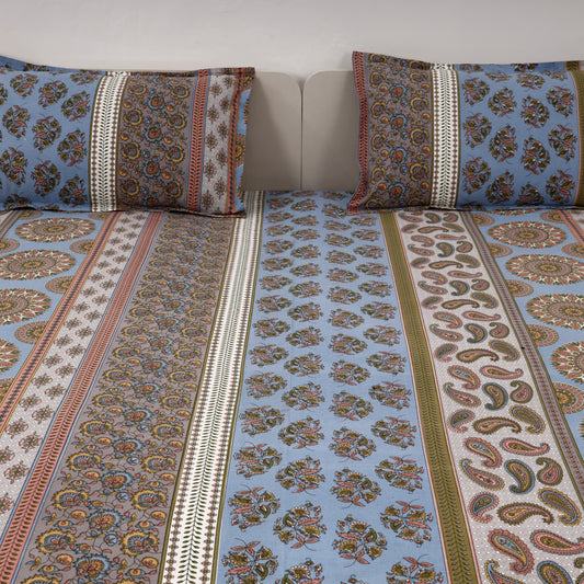 Royal Rustica 100x100 inches Cotton Bedsheet