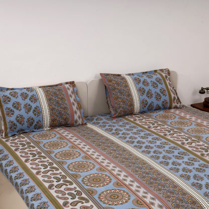Royal Rustica 100x100 inches Cotton Bedsheet