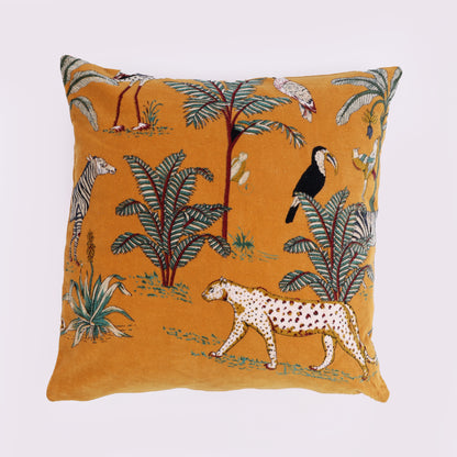 Tropical Safari Velvet Cushion Cover (set of 2)