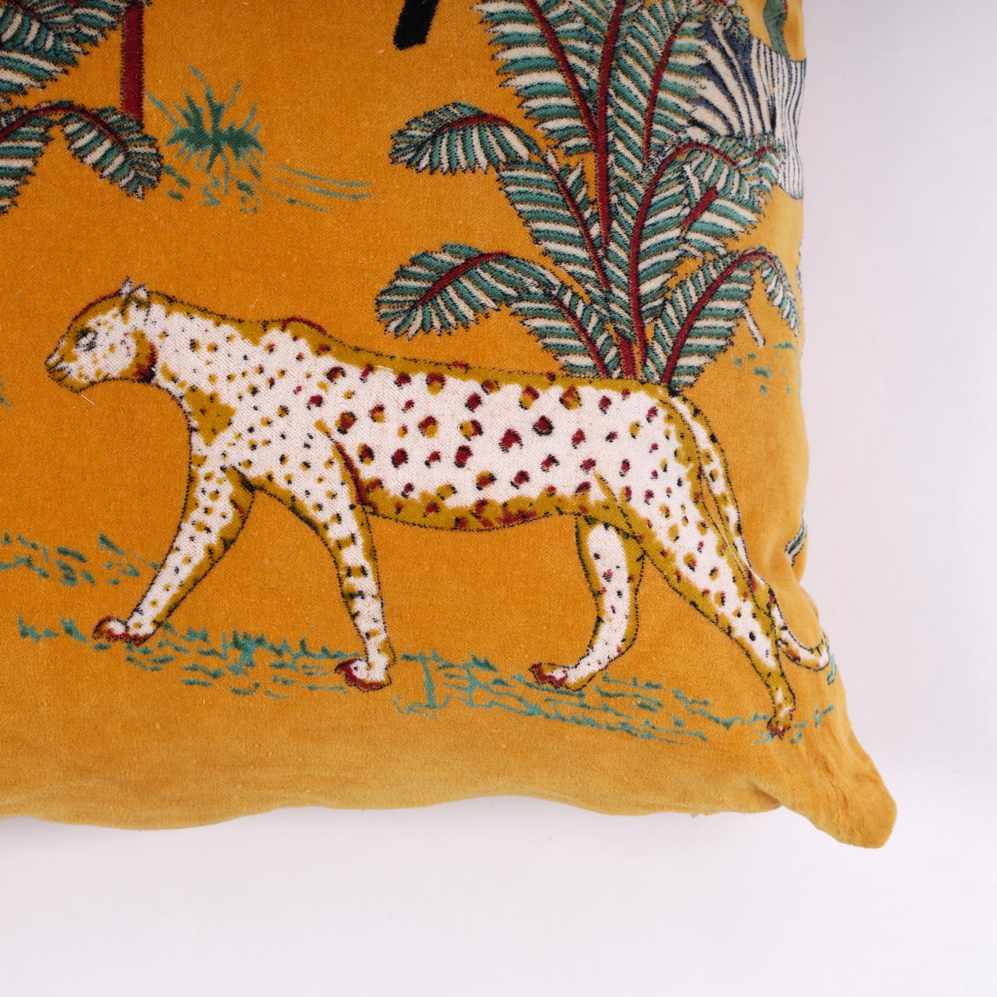 Tropical Safari Velvet Cushion Cover (set of 2)
