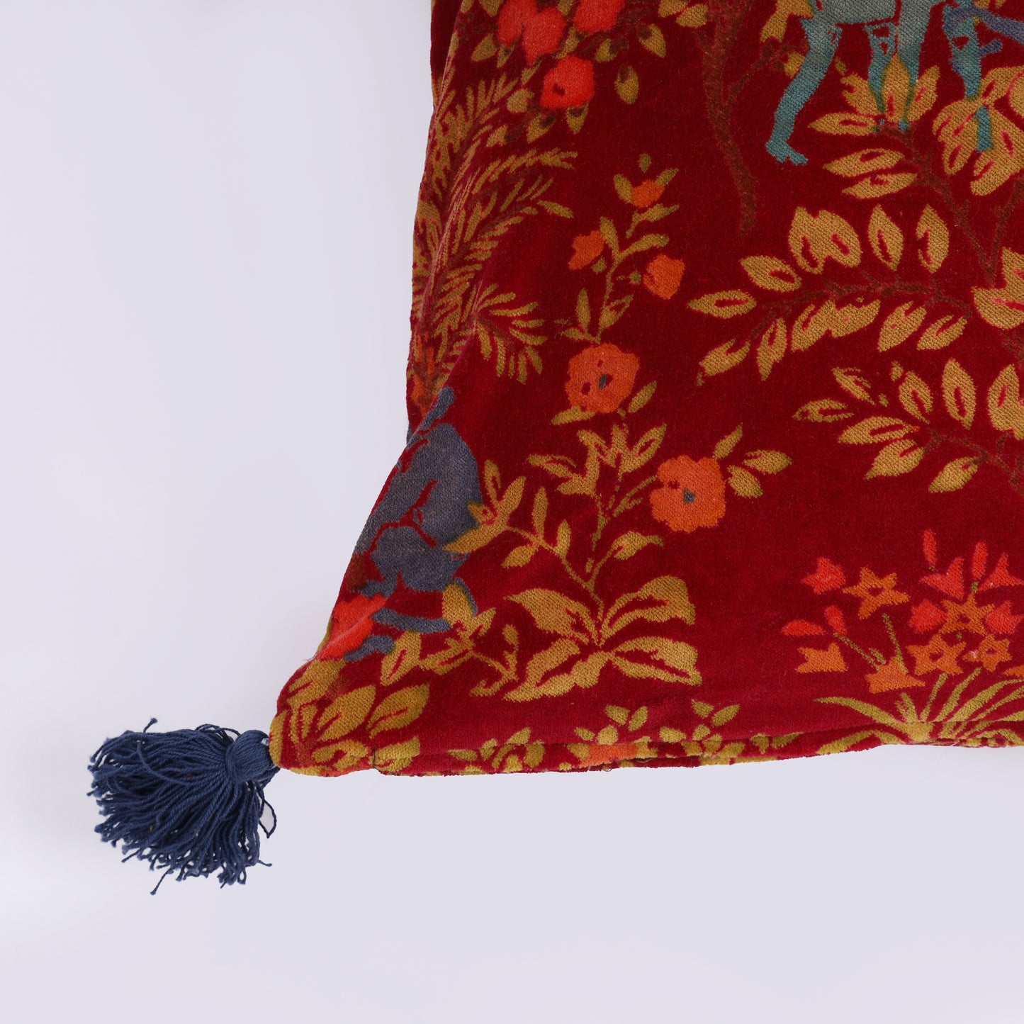 Jungle jamboree velvet cushion cover (Set of 2)