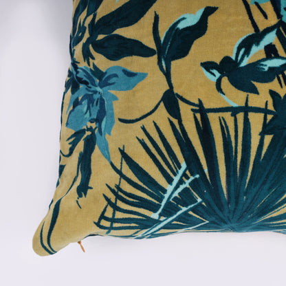 Tropical Paradise Velvet Cushion Cover (set of 2)