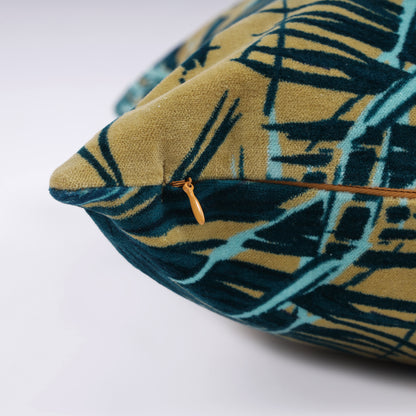 Tropical Paradise Velvet Cushion Cover (set of 2)