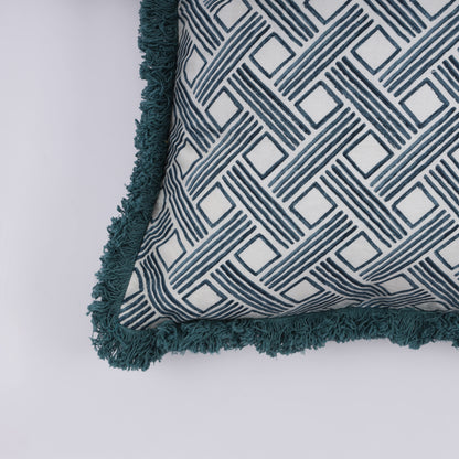 Gridlock Cotton Cushion (Set of 2)