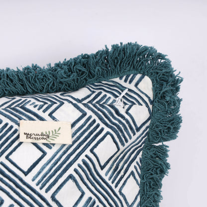 Gridlock Cotton Cushion (Set of 2)