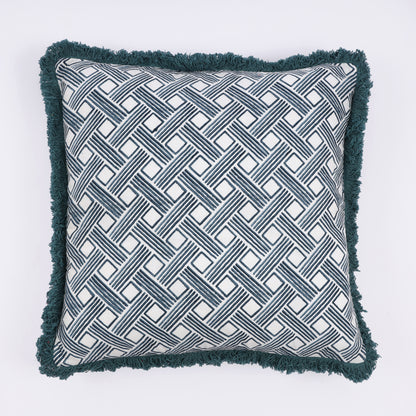 Gridlock Cotton Cushion (Set of 2)
