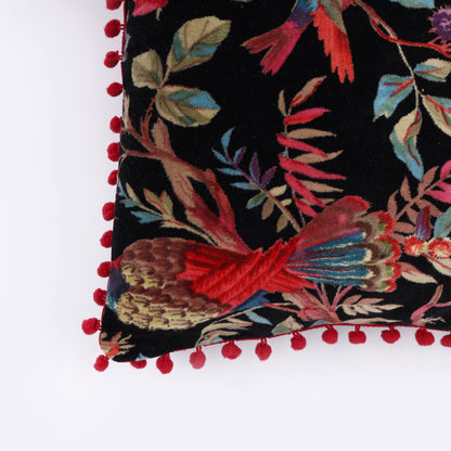 Enchanted Garden Velvet Cushion Cover (set of 2)