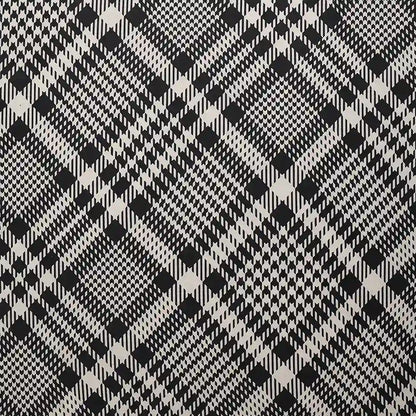 Tartan check and stripe cotton super king bedsheet with pillow covers