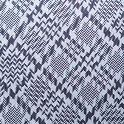 Tartan check cotton super king bedsheet with pillow covers