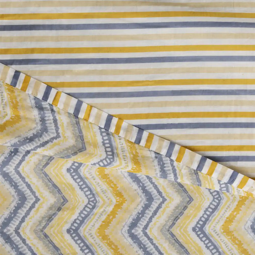 Sun-Kissed Zigzag cotton single dohar