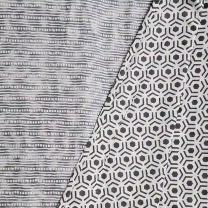 Urban hexagon cotton double dohar