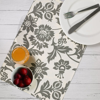 Damask Elegance Cotton Placemat (set of 4)