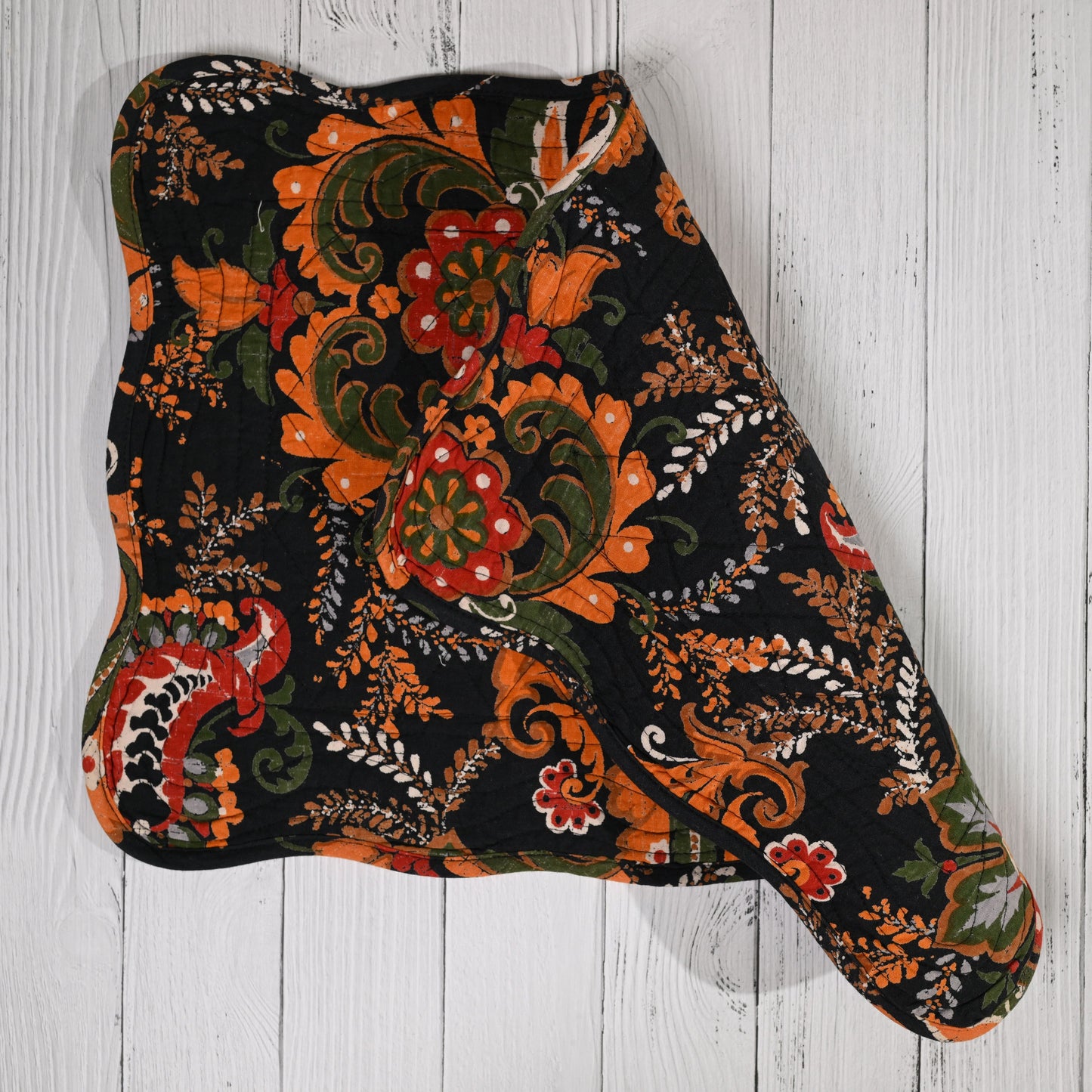 Wavy Quilted Floral Cotton Placemat (set of 6)