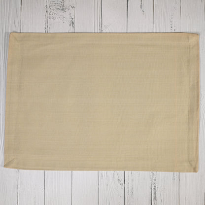 Timeless Beige Cotton Table Placemats (Set of 6)