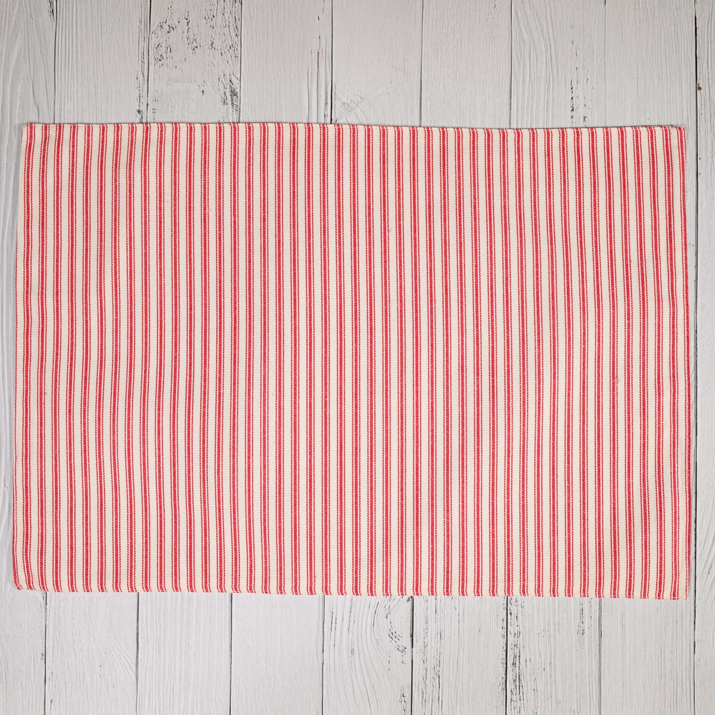 Classic Red Stripe Cotton Placemat (set of 6)