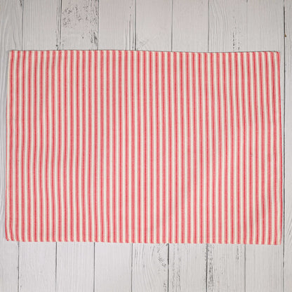 Classic Red Stripe Cotton Placemat (set of 6)