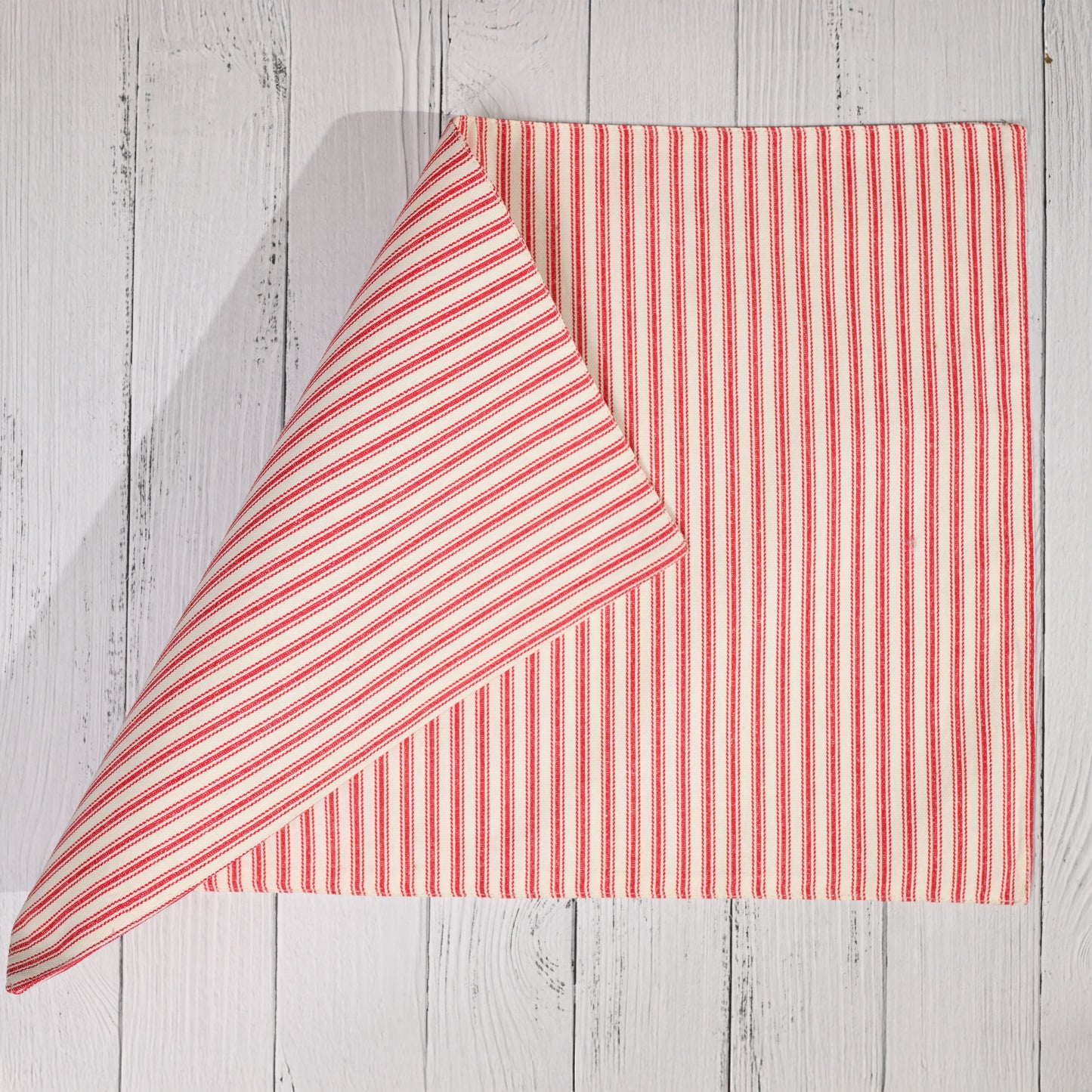 Classic Red Stripe Cotton Placemat (set of 6)