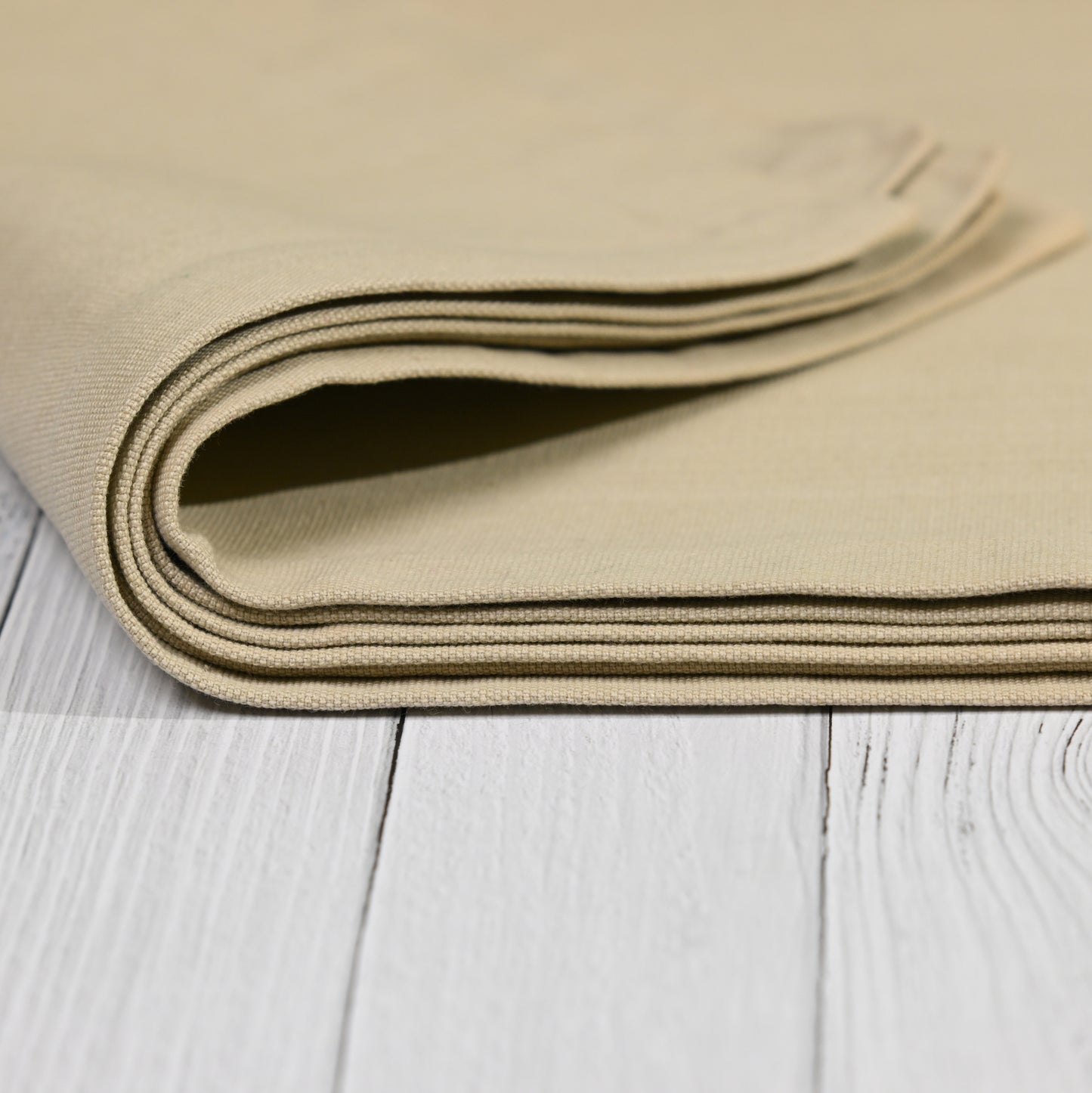 Timeless Beige Cotton Table Placemats (Set of 6)