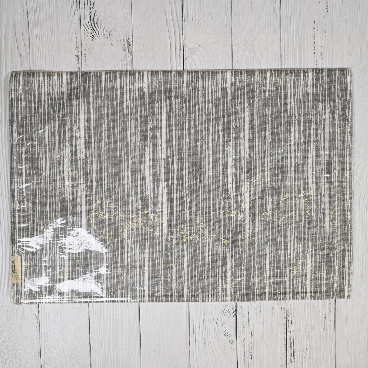 Modern Striped Laminated Table Placemats (set of 6)