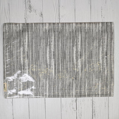 Modern Striped Laminated Table Placemats (set of 6)