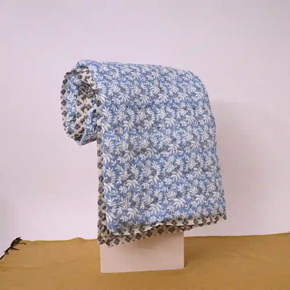 Berry bliss reversible double mulmul quilt