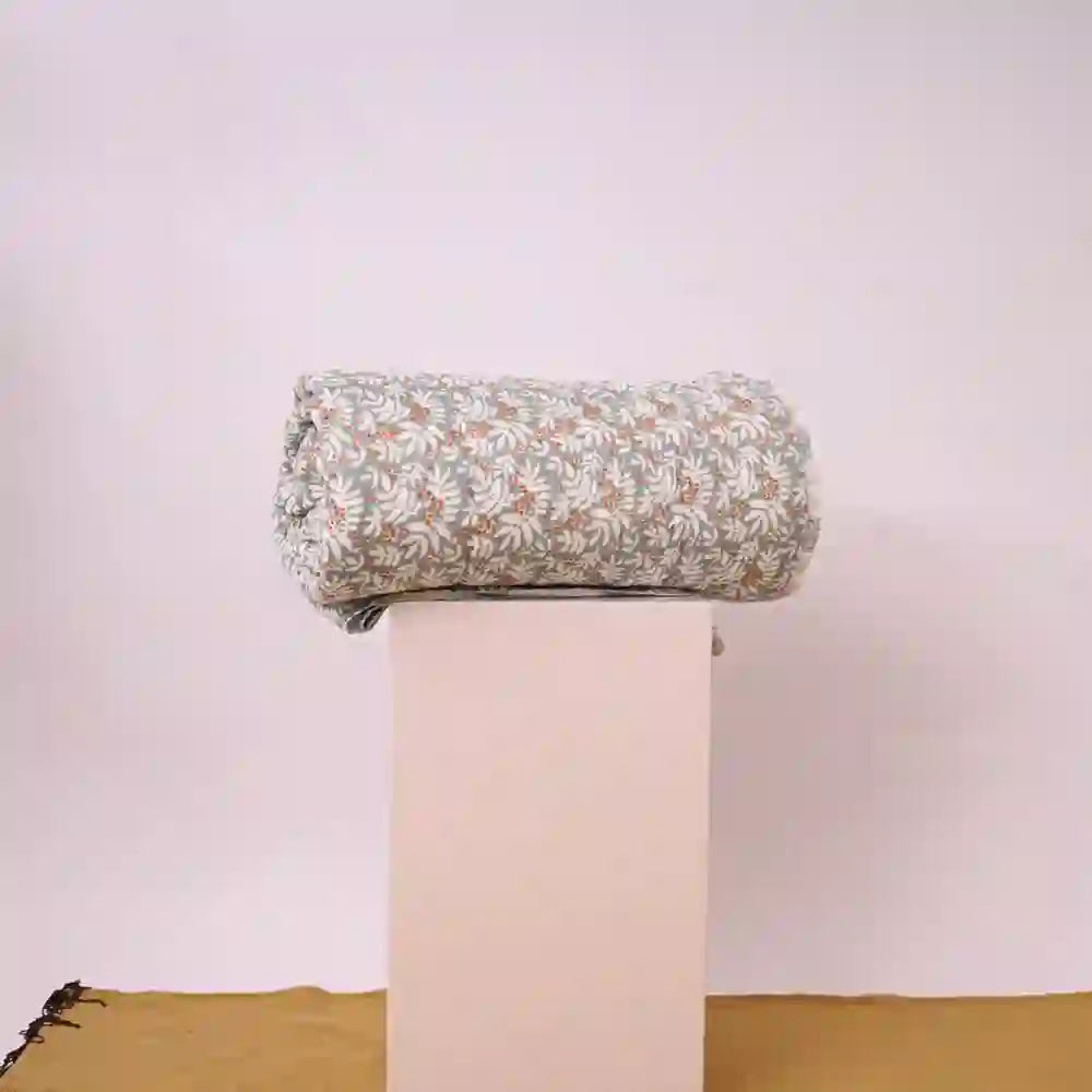 Berry bliss reversible double mulmul quilt