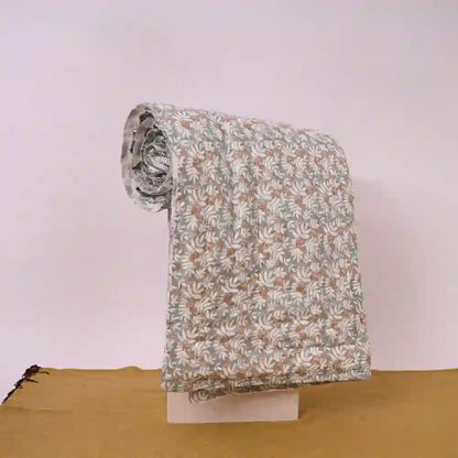 Berry bliss reversible double mulmul quilt