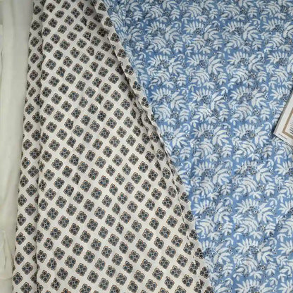 Berry bliss reversible double mulmul quilt