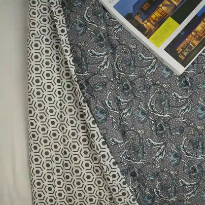 Midnight Muse cotton filled winter print medium quilt